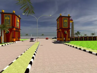 Monument Place Monument Design 3D model