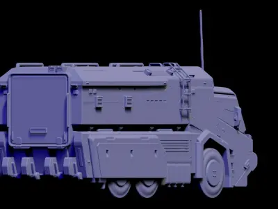 Cyberpunk Militech Behemoth 3D print model