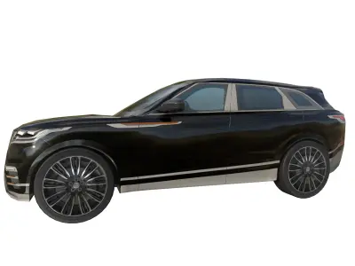 Range Rover Evoque 2020 Black Edition  High Quality 3D Model Low-poly 3D model