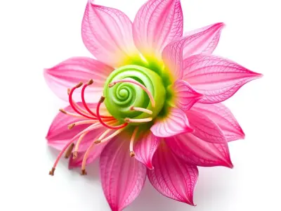 Vibrant Floral Blossom model pack Low-poly 3D model