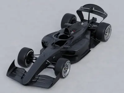 Formula 2 2024 Dallara 3D model
