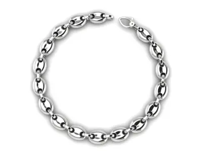 Sailor Puff Link Chain 3D print model