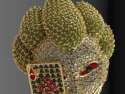 Joker Diamond pendant 3D print model