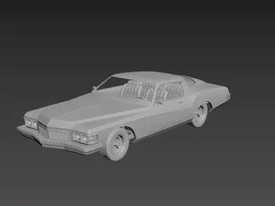 Buick Rievera 1973 3D print model
