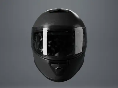 Motorbike Helmet Sports Style 3D model