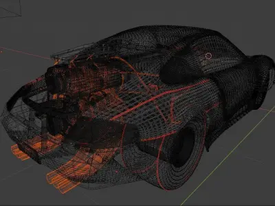 Porshe 911 Dragster 3D model