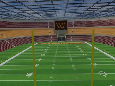 Washington Commanders - American Football Stadium Low-poly 3D model