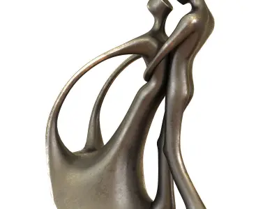 Sculpture Abstract 3d model Low-poly 3D model