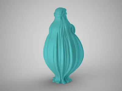 Abstract Seashell Woman 2 3D print model