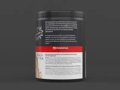Protein Powder 3D model