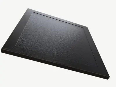 Wall frame decor with photo frames 3D model