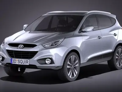 Hyundai ix35 2015 VRAY 3D model