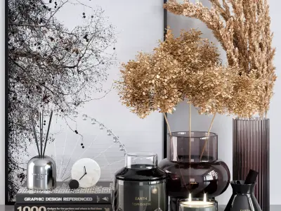 Decorative set 09 S 3D model