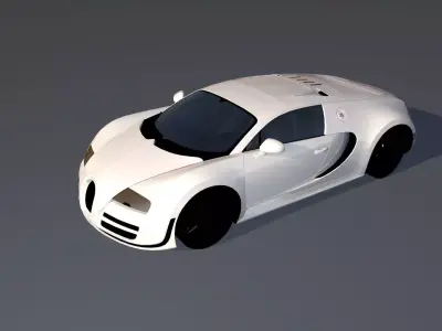 newCAR bugatti veyron 3D model