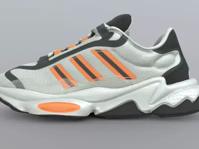 Adidas Ozweego Pure sneaker Low-poly 3D model