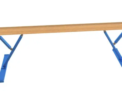 Gymnastics Equipment Collection 3D model