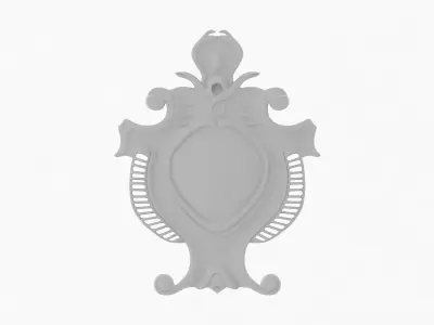 Cartouche Ornament 013 3D model