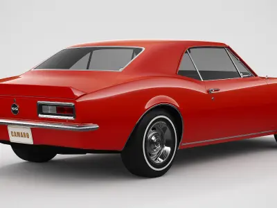 Chevrolet Camaro SS 1967 3D model