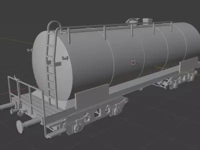 H0 1-87 scale Uerdingen tank car 3D print model