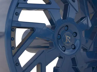 RUCCI FORGED Torcher WHEEL 3D PRINT MODEL  3D print model