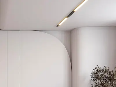 style living room Modern 3D model