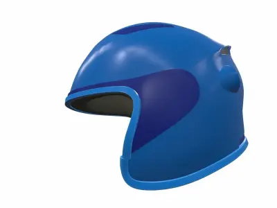 Motorcycle helmet f3 Free 3D model