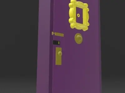 PORTALLAVES PUERTA FRIENDS 3D print model