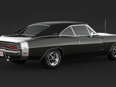 1969 Dodge Charger RT 3D model