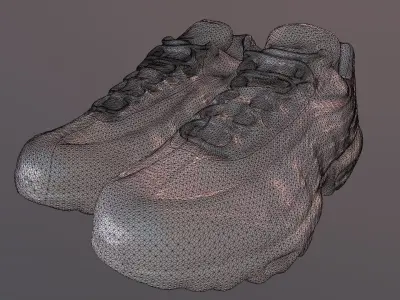 NIKE AIR MAX 95 SHOES PBR Low-poly 3D model