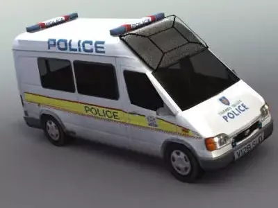Police Carrier Transport 3D model