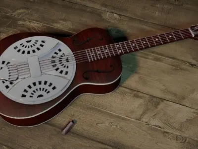 Washburn R15R Resonator 3D model