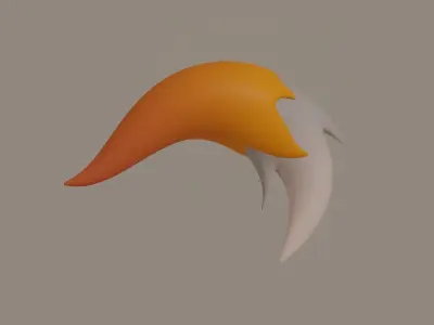 Fox Tail 3D model