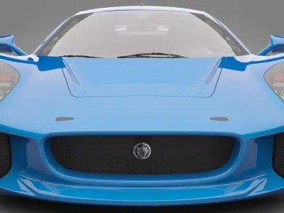 Generic Jaguar Sport Car 3D model