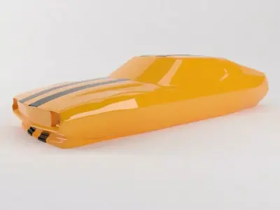 The silhouette of the car 1971 AMC Javelin AMX 3D print model