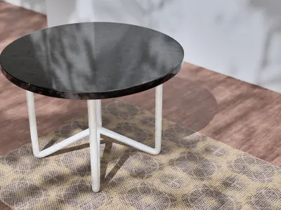 Round Table Low-poly 3D model purchase
