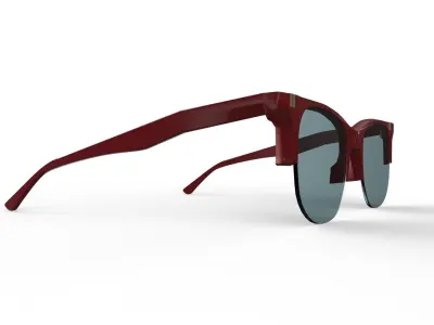 glasses pair of sunglasses Low-poly 3D model