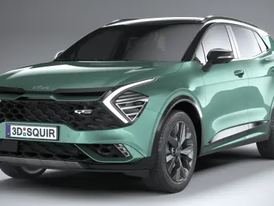 Kia Sportage GT-line 2022 3D model