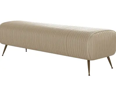 Souffle Bench by Kelly Wearstler 3D model