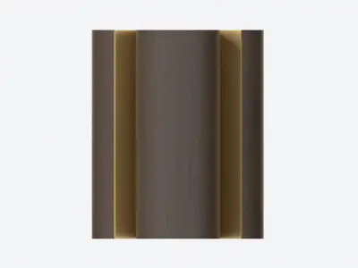 Side Table Baker Cylinder 3D model