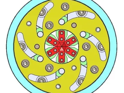 d50nma01 pipe Necking mechanism for CNC machining metal part 3D print model