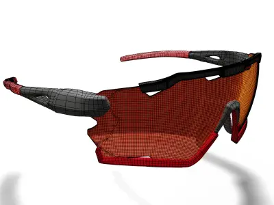Sleek Sports Sunglasses 3D model