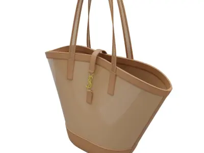 Saint Laurent Panier Bag Low-poly 3D model