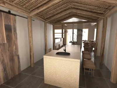 Milk Tea Shop 1 3D model