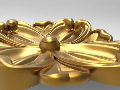 decorative rosette 3D model