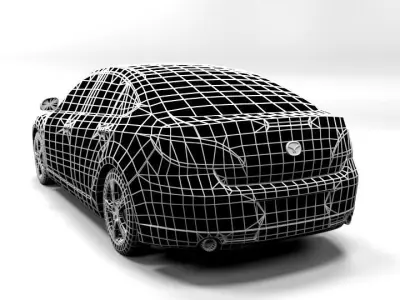 MAZDA 6 5DOOR 2009 LOWPOLY Low-poly 3D model