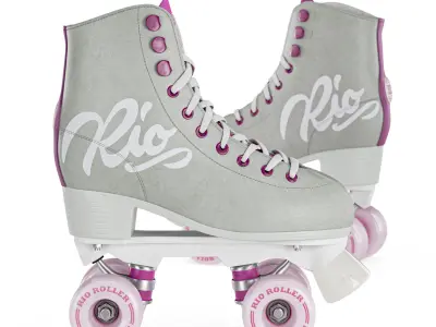 Rio Roller Script Quads 3D model