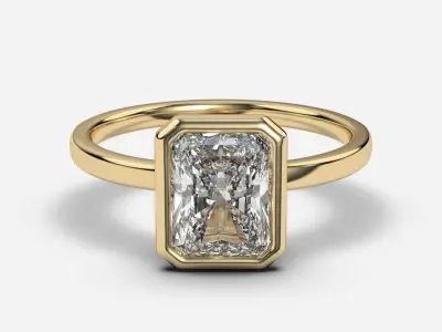 Bezal Set diamond Ring 3D print model