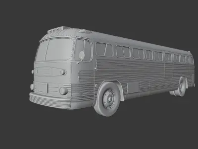 GM PD4104 Coach  3d Print Model 3D print model