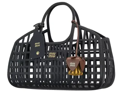 Miu Miu Leather Basket Bag Low-poly 3D model