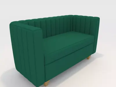 Sofa 2 Seater 1 3D model